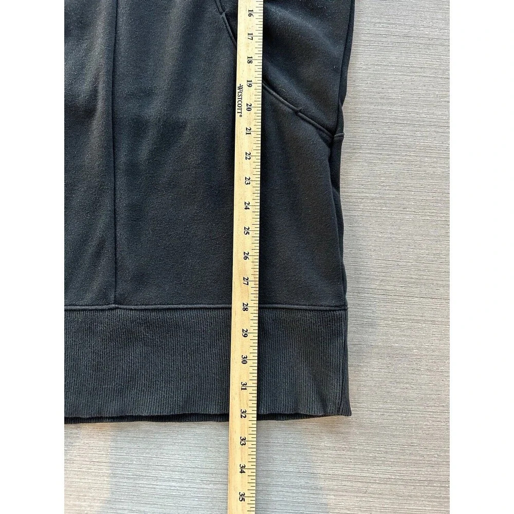 Athleta Cozy Karma 1/4 Zip Sweatshirt Dress Black XS - Picture 10 of 10